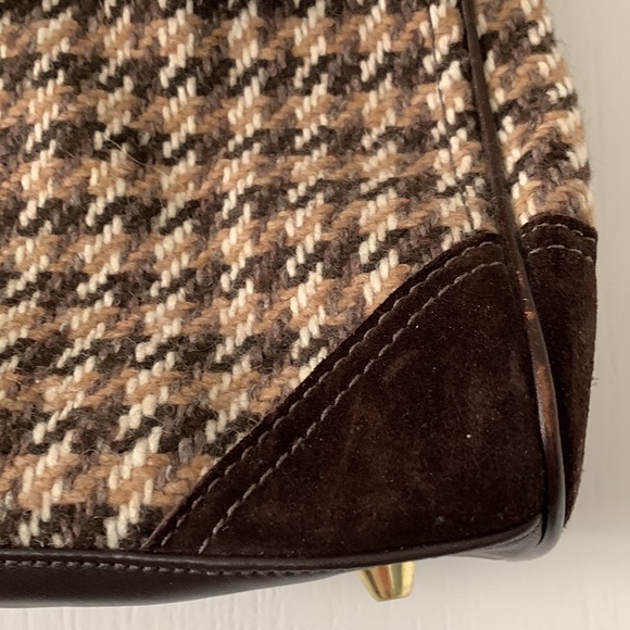 COACH Factory Leather and Tweed Hand Bag - Picture 5 of 16